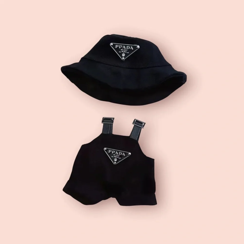 Labubu Clear Case & Outfit Clothing PPADA Set + Overalls NWOT Gifts Accesories
